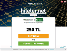 Tablet Screenshot of hileler.net